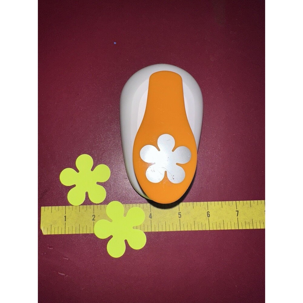 Fiskars Lever Paper Punch Flower 5-pedals Scrapbooking Card Making